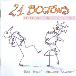 Dos à dos - 21 Boutons - CD - Benelux - Espagne - Phonolithe