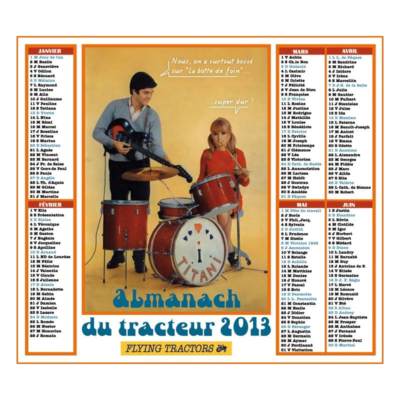 Les Flying Tractors - L'almanach du tracteur