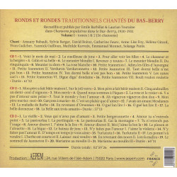 Barbillat | Touraine - Ronds et rondes traditionnels chantés du Bas Berry