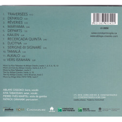 Traversee - Cissoko | Constantinople - CD - Phonolithe