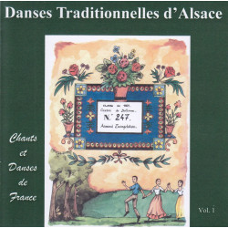 Danses traditionnelles d'Alsace Vol.1 - Chants et danses de France - CD - En vente sur phonolithe.fr