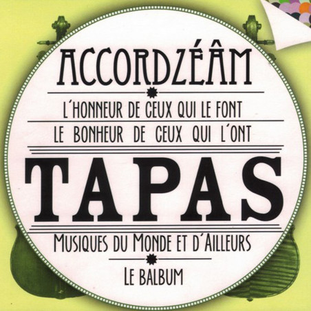 Tapas - Accordzéam - CD - Bal Folk - Phonolithe