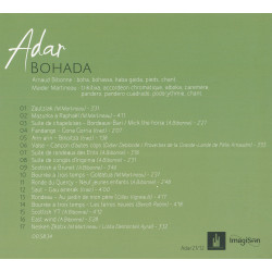 Bohada - Adar - CD - Gascogne | Pays Basque - Phonolithe