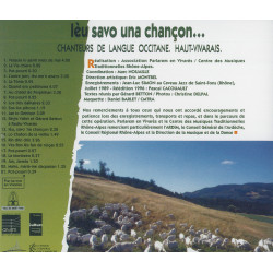 CMTRA - Chanteurs de langue occitane - Haut Vivarais