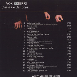 Vox Bigerri - D'aigas e de rocas